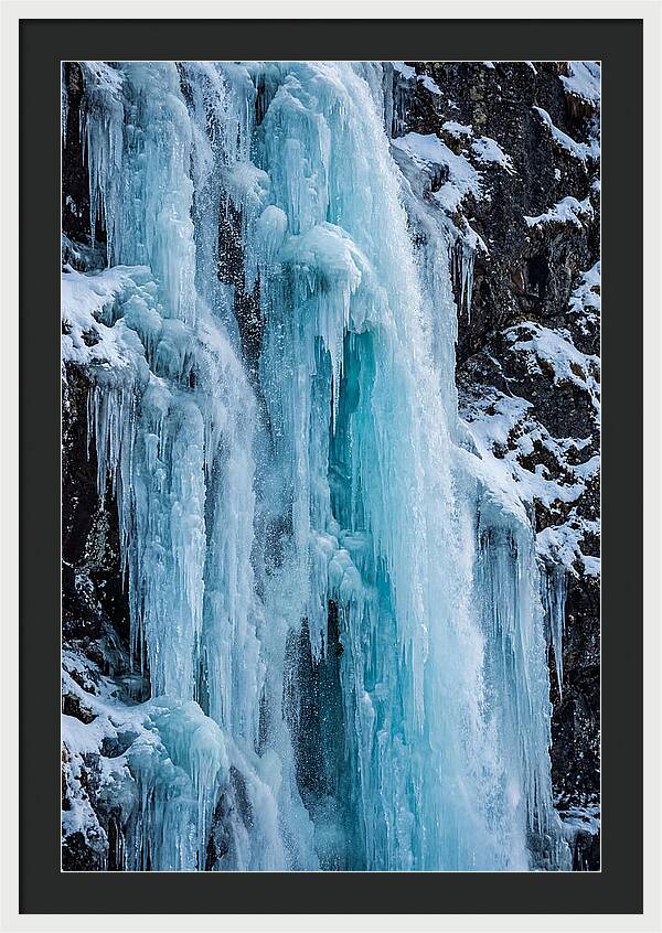 Frozen Waterfall Serenity
