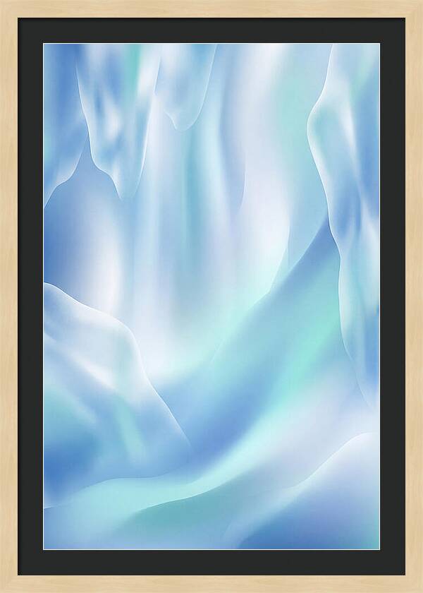 Frozen Waterfall Serenity
