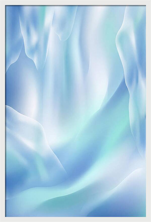 Frozen Waterfall Serenity