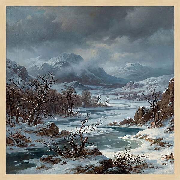 Frozen Winter Landscape