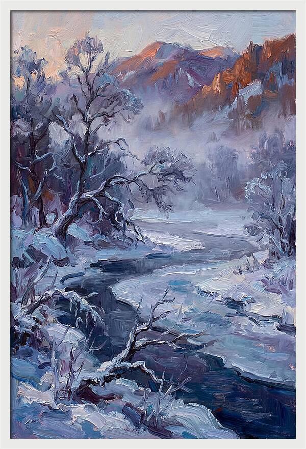 Frozen Winter Serenity