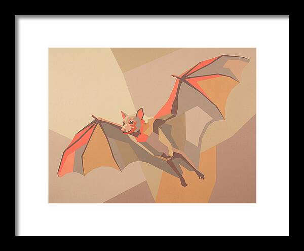 Fruit Bat In Flight