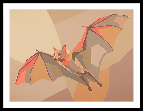 Fruit Bat In Flight