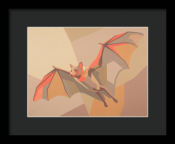 Fruit Bat In Flight
