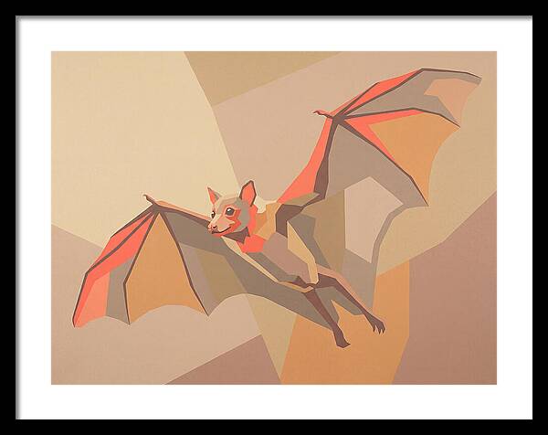 Fruit Bat In Flight