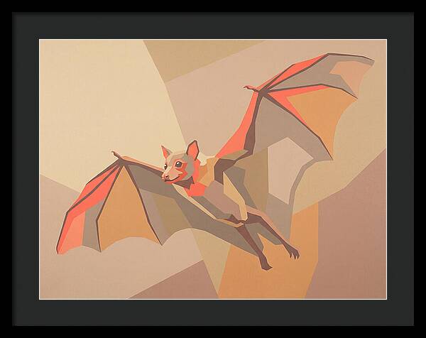 Fruit Bat In Flight