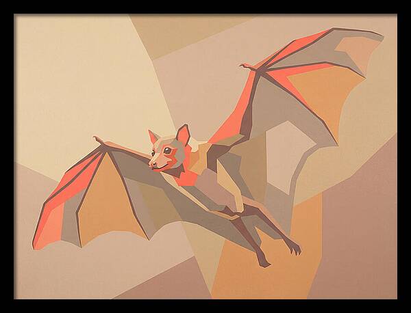 Fruit Bat In Flight