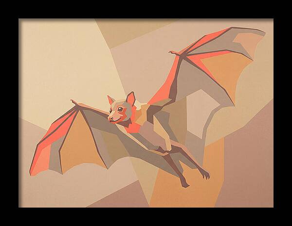 Fruit Bat In Flight