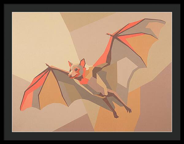 Fruit Bat In Flight
