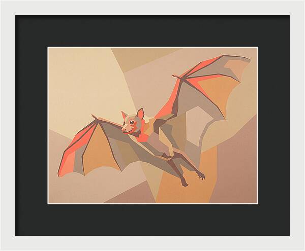 Fruit Bat In Flight