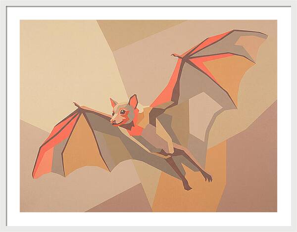 Fruit Bat In Flight