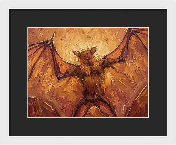 Fruit Bat In Warm Tones