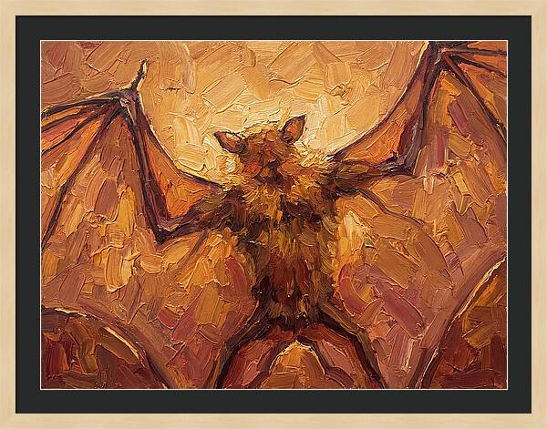 Fruit Bat In Warm Tones