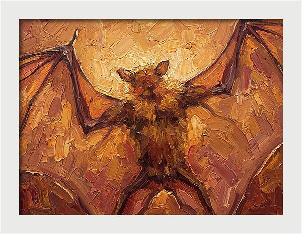Fruit Bat In Warm Tones