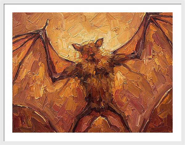 Fruit Bat In Warm Tones