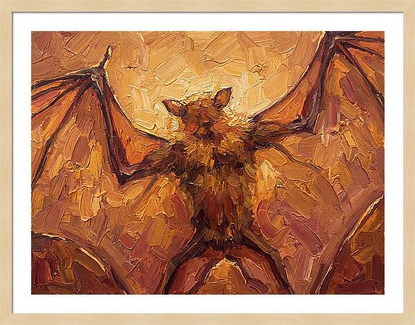 Fruit Bat In Warm Tones