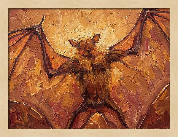 Fruit Bat In Warm Tones