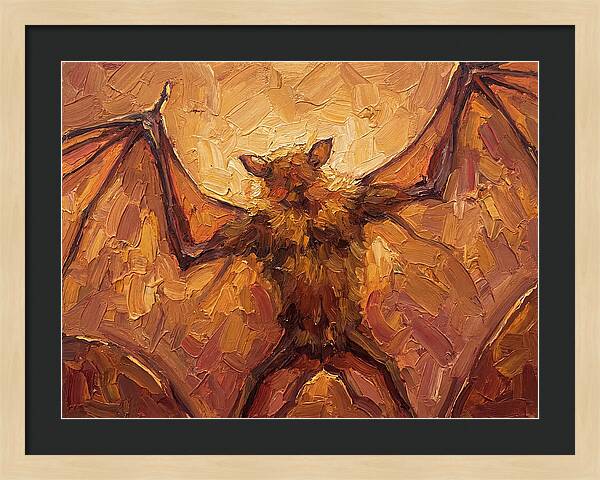 Fruit Bat In Warm Tones