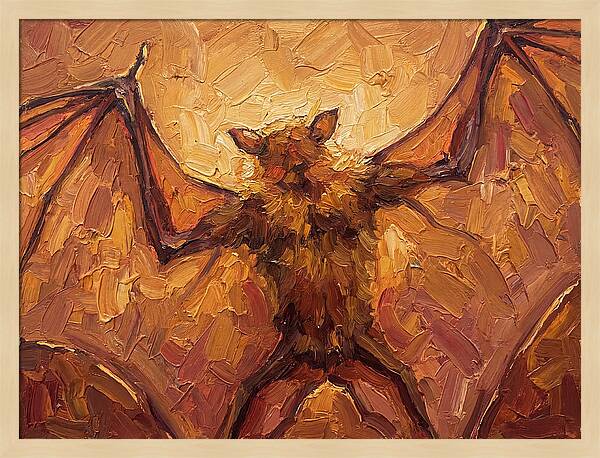 Fruit Bat In Warm Tones
