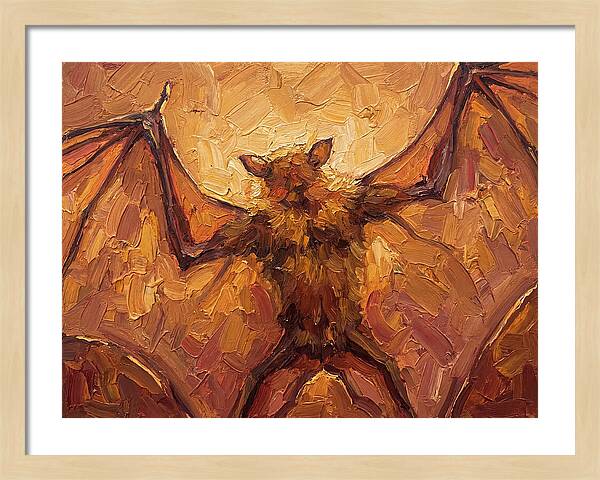 Fruit Bat In Warm Tones