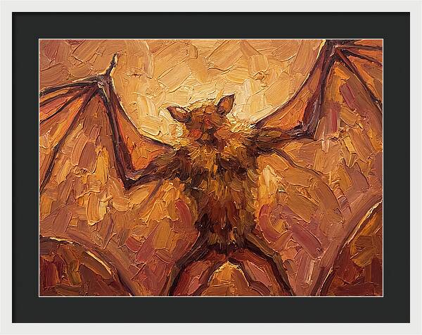 Fruit Bat In Warm Tones