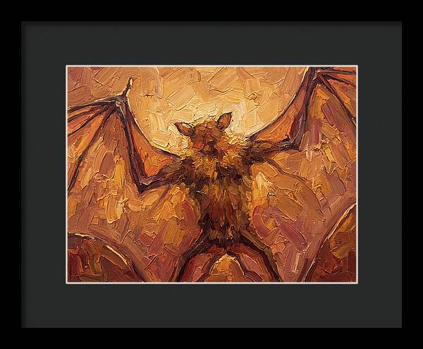 Fruit Bat In Warm Tones