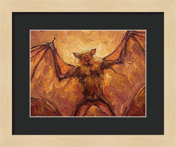 Fruit Bat In Warm Tones