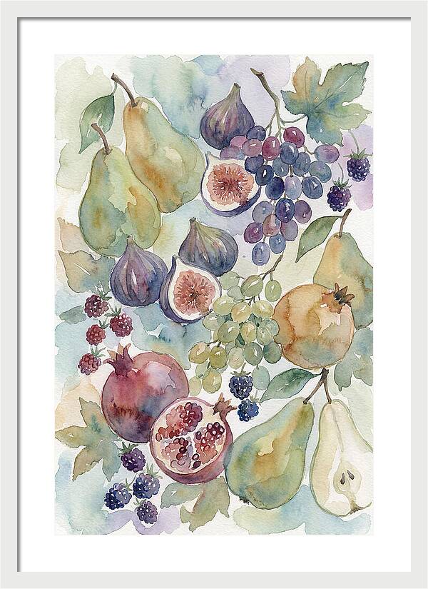 Fruit Composition Watercolor