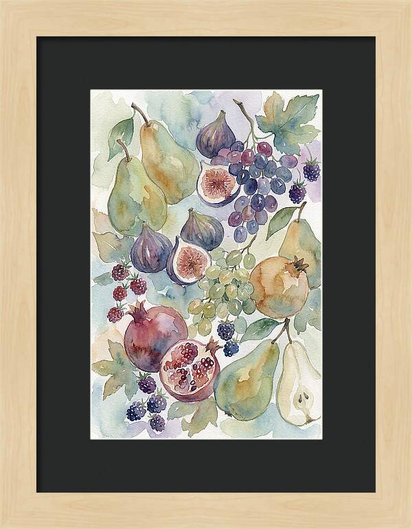 Fruit Composition Watercolor