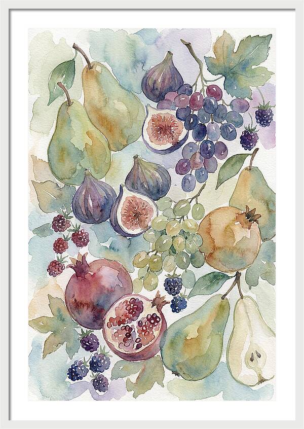 Fruit Composition Watercolor