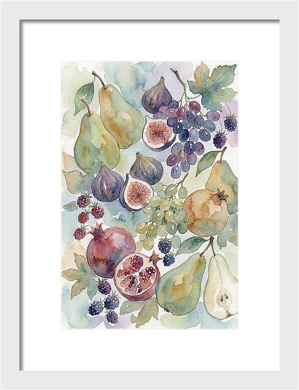 Fruit Composition Watercolor