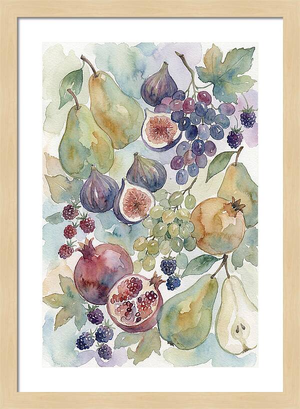 Fruit Composition Watercolor