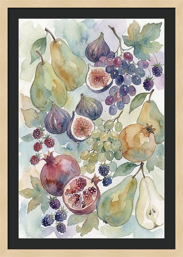 Fruit Composition Watercolor