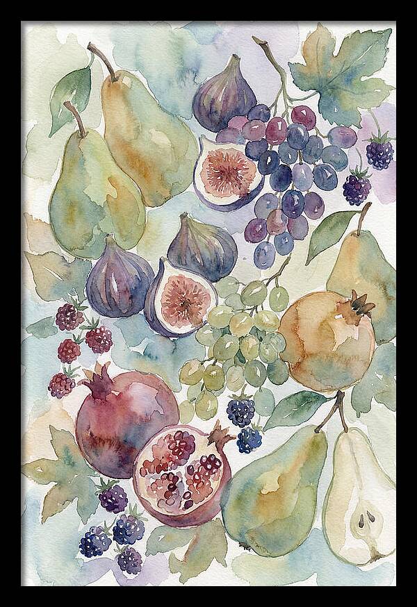 Fruit Composition Watercolor
