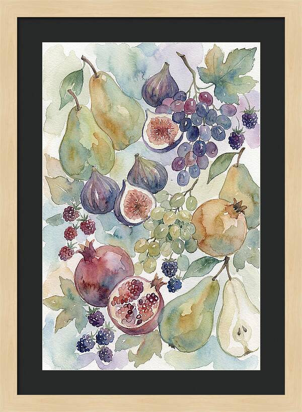 Fruit Composition Watercolor