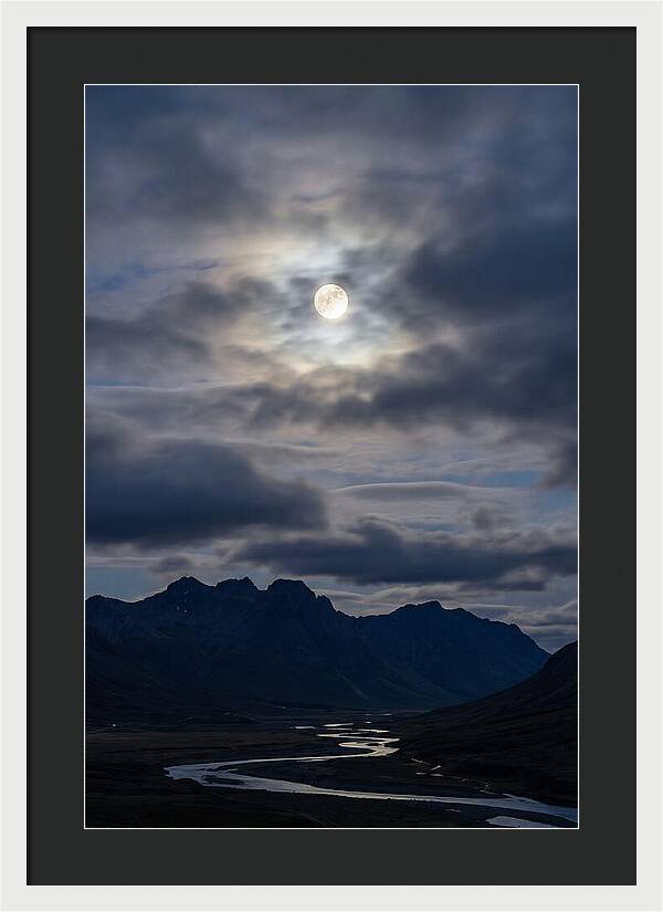 Full Moon Illuminating Clouds