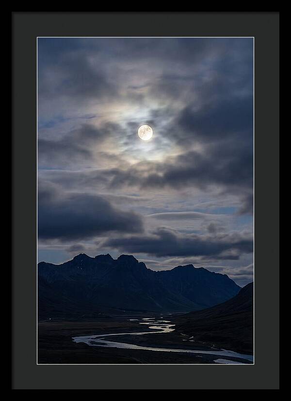 Full Moon Illuminating Clouds