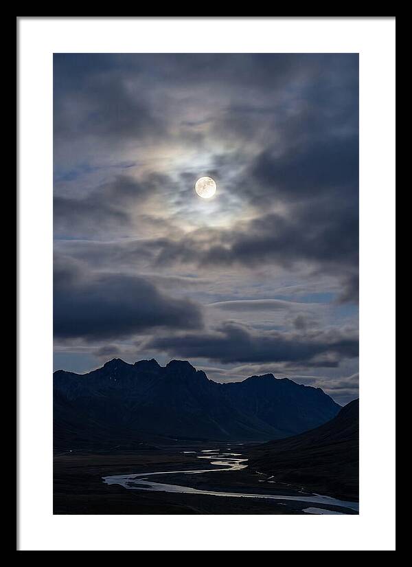 Full Moon Illuminating Clouds