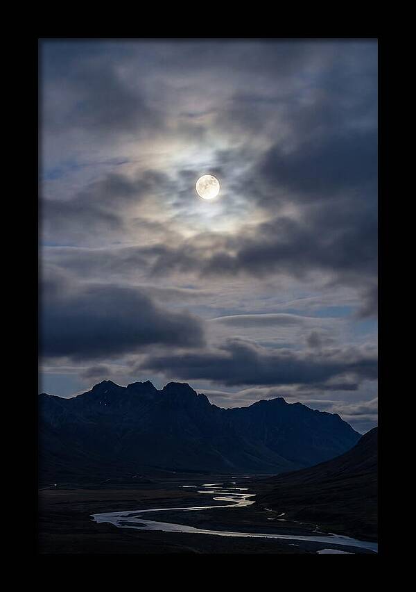 Full Moon Illuminating Clouds