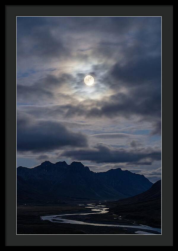 Full Moon Illuminating Clouds