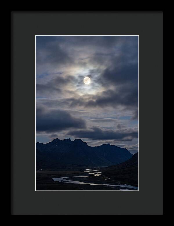 Full Moon Illuminating Clouds