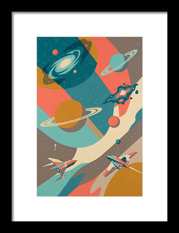 Galactic Journey Through Color
