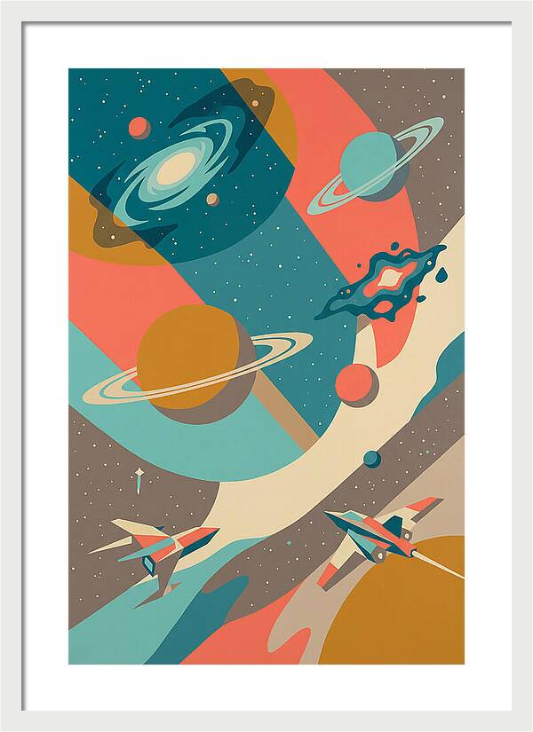 Galactic Journey Through Color
