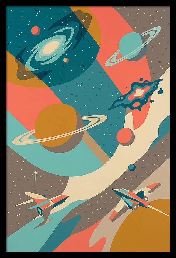 Galactic Journey Through Color