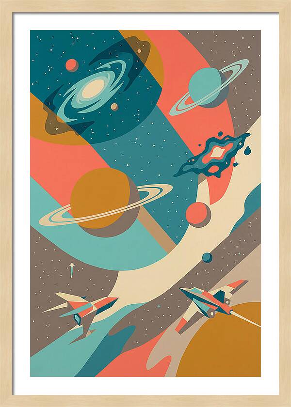 Galactic Journey Through Color