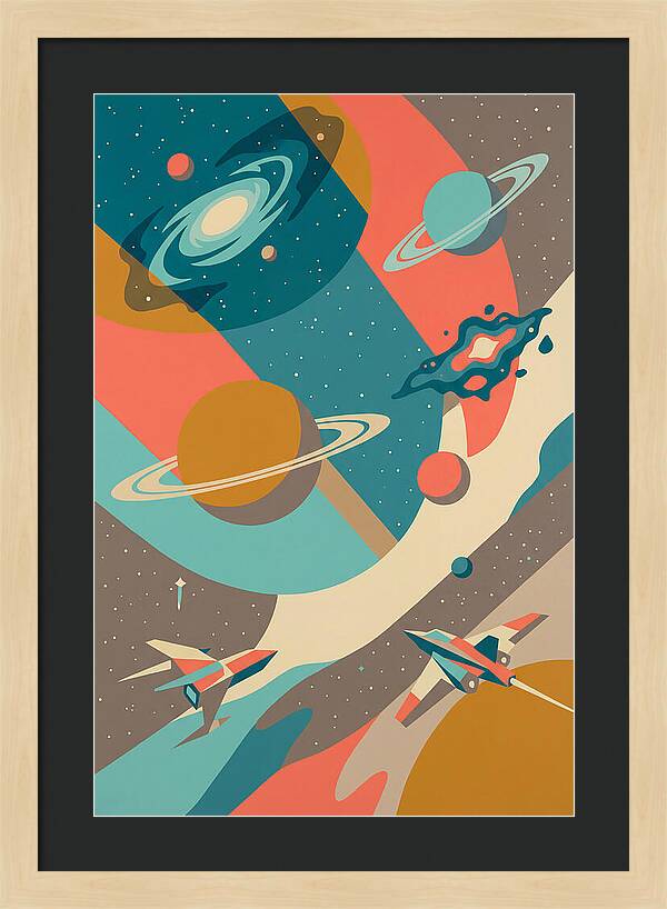 Galactic Journey Through Color