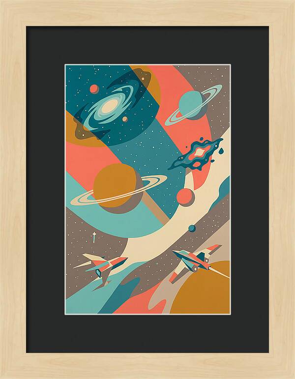 Galactic Journey Through Color