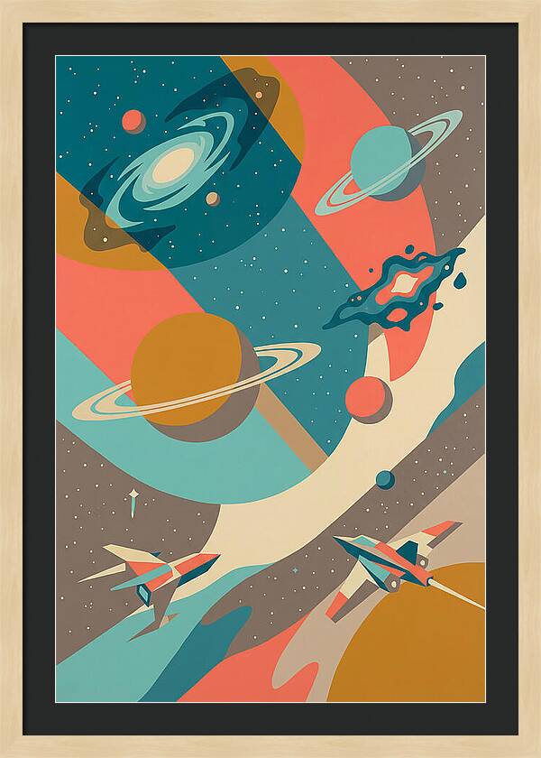 Galactic Journey Through Color