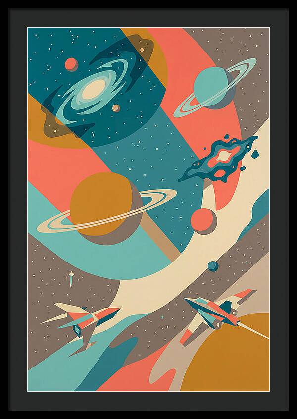 Galactic Journey Through Color