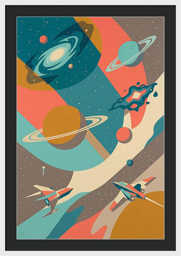 Galactic Journey Through Color